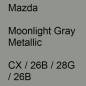 Preview: Mazda, Moonlight Gray Metallic, CX / 26B / 28G / 26B.